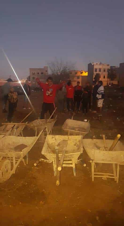 هل تتدخل جرافة الجماعة لتأهيل ملعب بحي تغزوت 2 حي تراست
