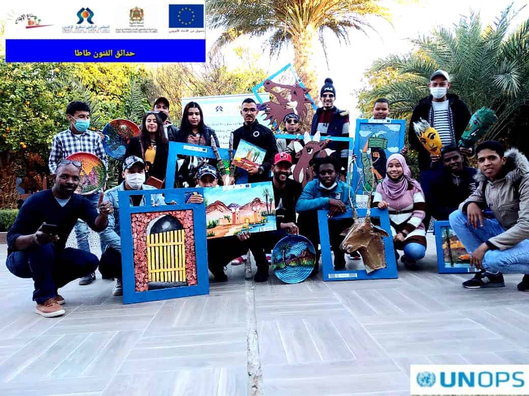 إختتام مشروع حدائق الفنون بطاطا المنظم من طرف جمعیة صناع الابداع