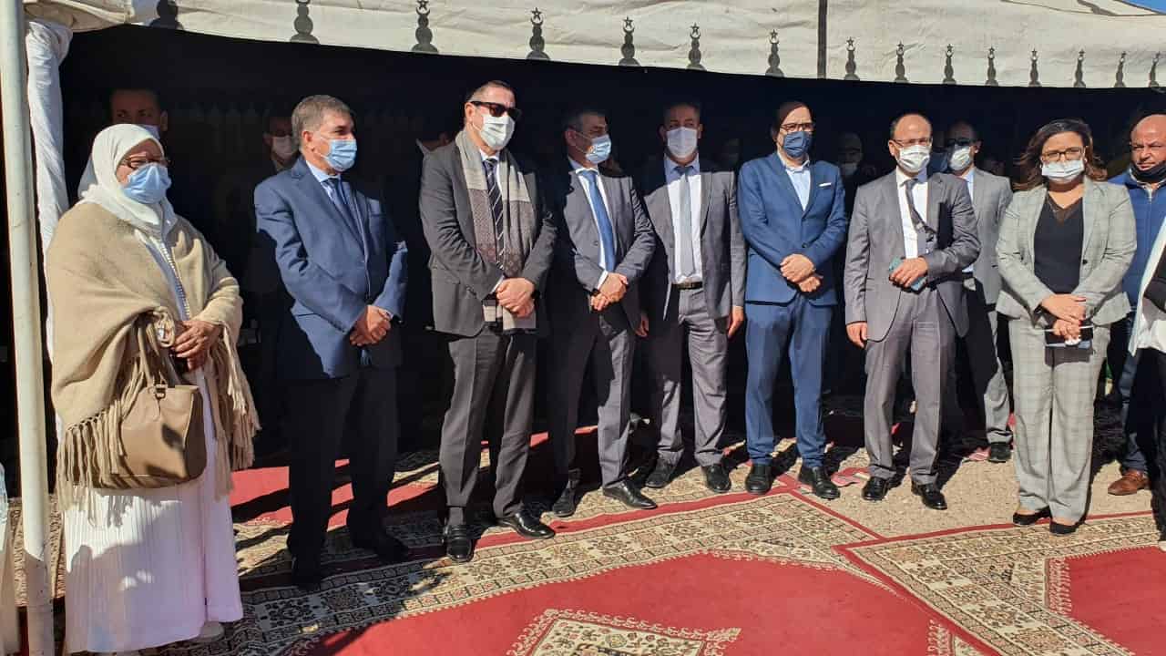 إطلاق أشغال انجاز المنطقة الصناعية المندمجة لأكادير (الشطر الثاني)  وتسليم أشغال انجاز المنطقة الصناعية المندمجة لأكادير (الشطر الأول)