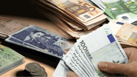ارتفاع قيمة الدرهم مقابل الأورو بنسبة 0,91 في المائة