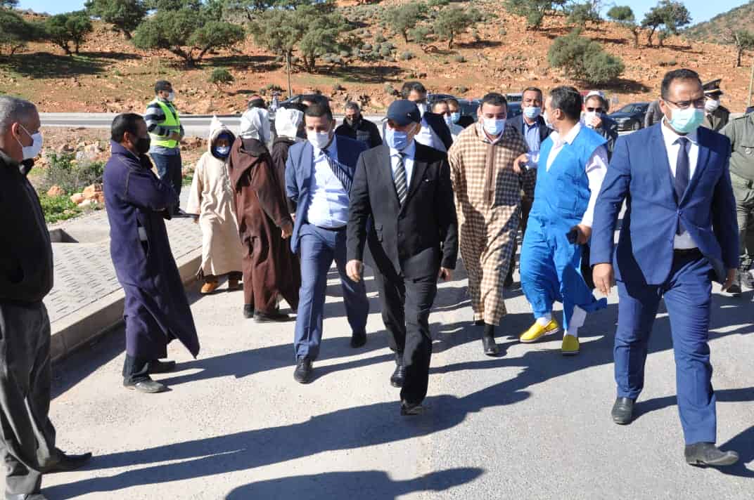 سيدي إفني: عامل الإقليم الحسن  صدقي يشرف على مجموعة من الأنشطة تخليدا لليوم الوطني للسلامة الطرقية