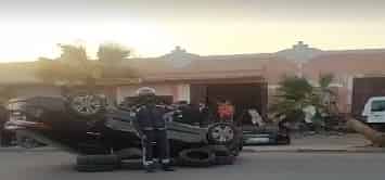 عاجل…اشتوكة:انقلاب سيارة أحد المنتخبين في حادتة سير ببيوكرى