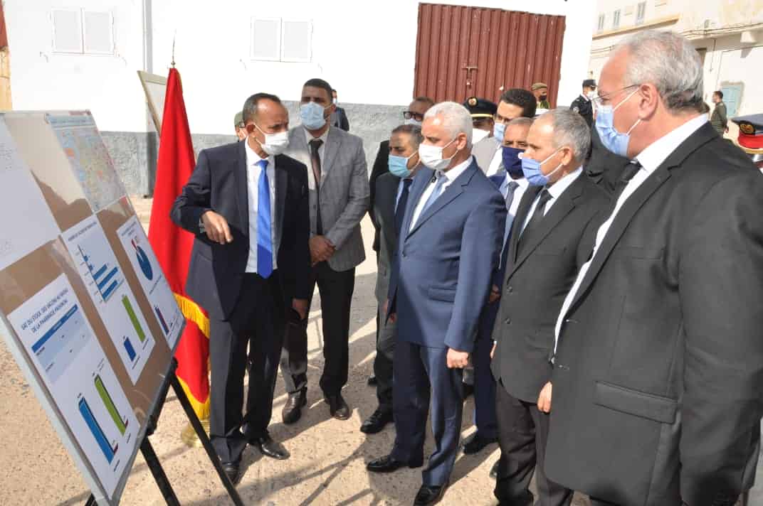 اقليم سيد افني:  الحسن صدقي يستقبل وزير الصحة في إطار الجولة التفقدية التي يقوم بها لأقاليم جهة كلميم وادنون