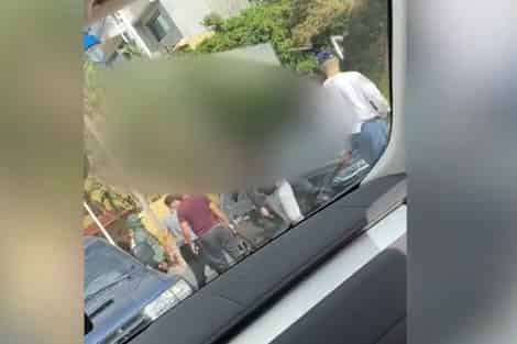 مصالح الدرك الملكي تحدد هوية أفراد عصابة هاجموا سيارة (فيديو)