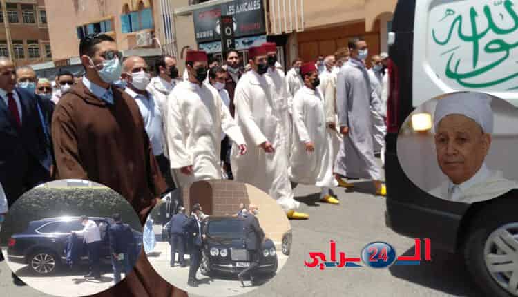 تزنيت تودع الراحل “ابراهيم بيشا” في جنازة مهيبة