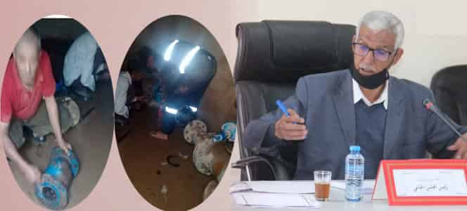 اشتوكة:رئيس جماعة امي مقورن يعلن اصلاح القناة الرئيسية التي تزود سكان الجماعة بالماء الصالح للشرب