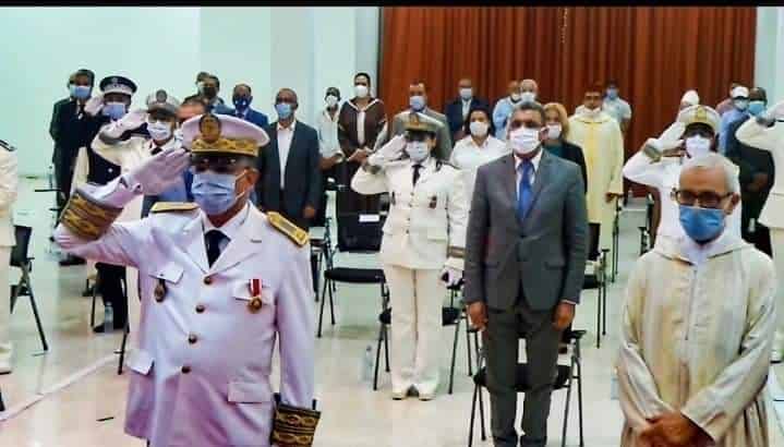 عامل إقليم تارودانت يترأس مراسيم الإنصات للخطاب الملكي السامي بمناسبة الذكرى الـ22 لعيد العرش المجيد