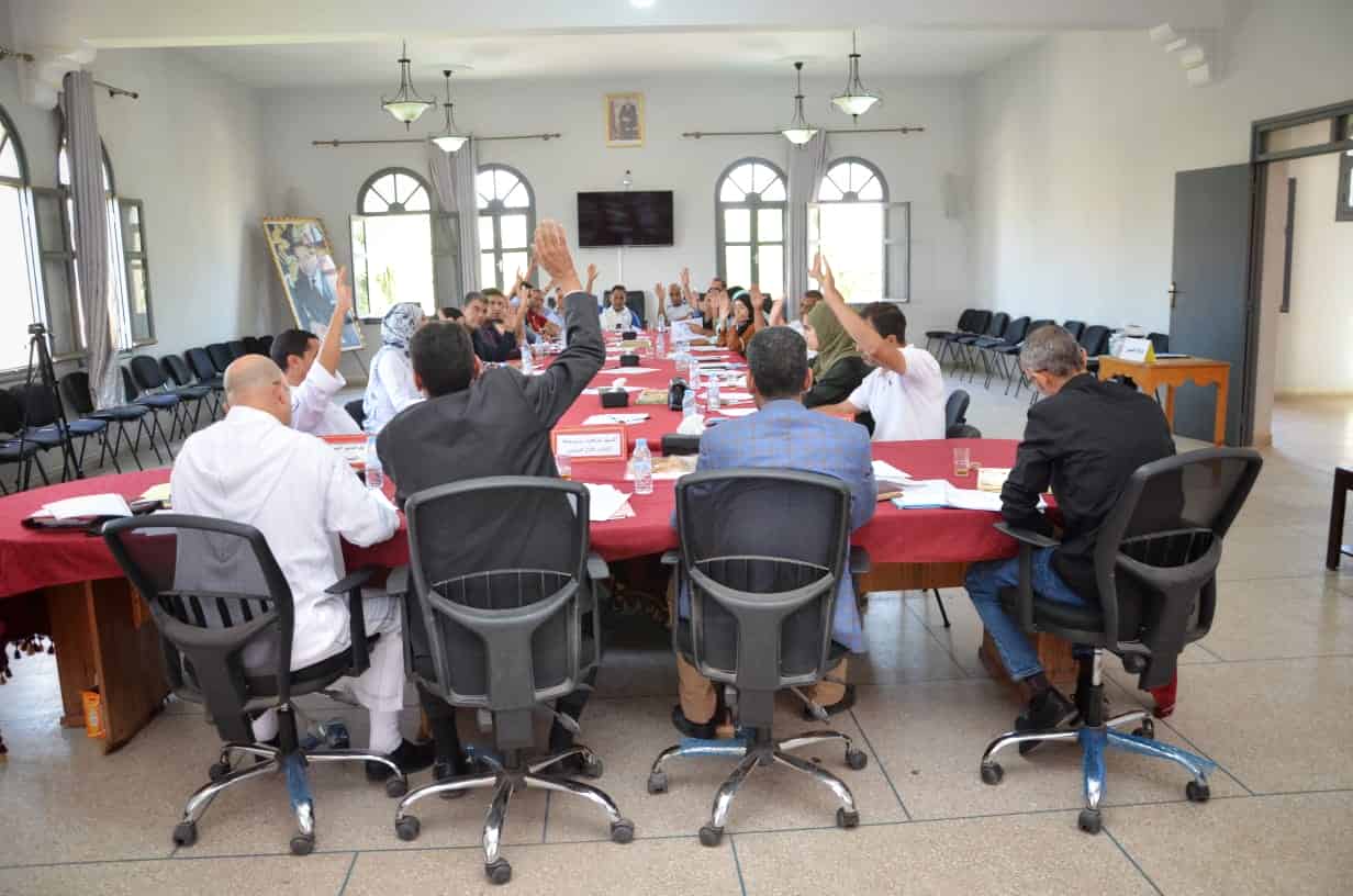 مجلس جماعة أولاد برحيل يعقد دورته العادية لشهر اكتوبر