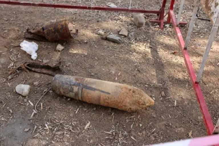 الجيش يتدخل لتفجير قذيفة قديمة بإقليم تاونات