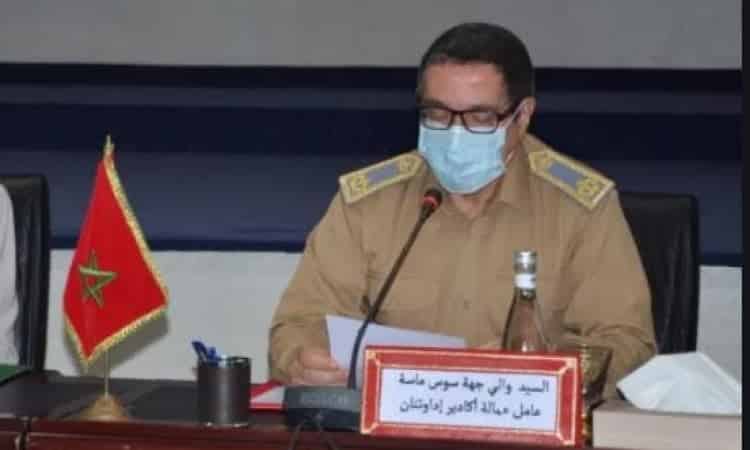 الوالي  أحمد حجي ينصب الإطار عبد النبي علمي كاتبا عاما للشؤون الجهوية بولاية سوس ماسة