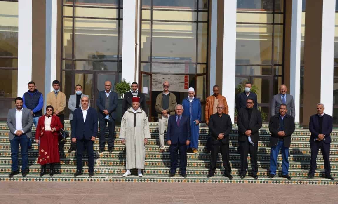 أعضاء غرفة التجارة و الصناعة و الخدمات يقومون بزيارة مجاملة لعامل إقليم تارودانت