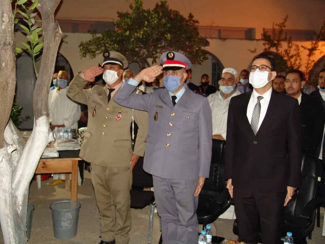 بالصور.. مراسيم حفل الانصات للخطاب الملكي السامي بقيادة بلفاع