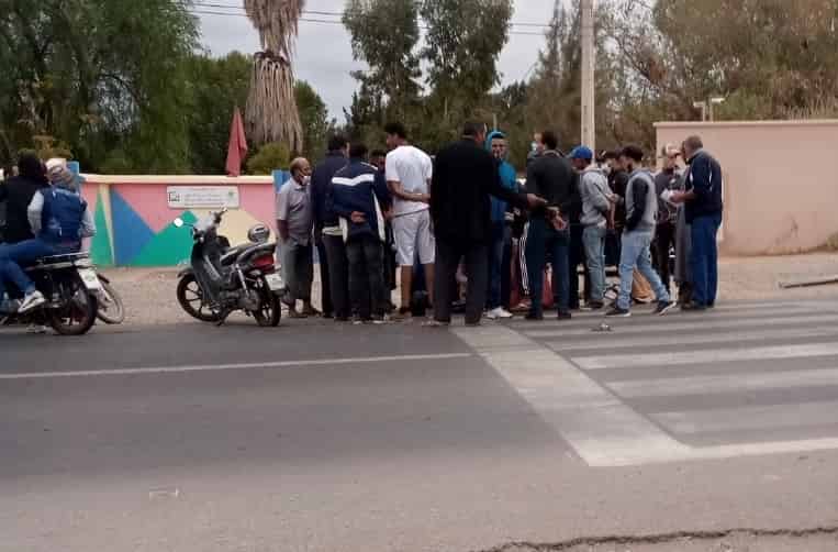 سائق دراجة نارية يضع حدا لحياة تلميذة تدرس بإعدادية السعديين بأيت ايعزة