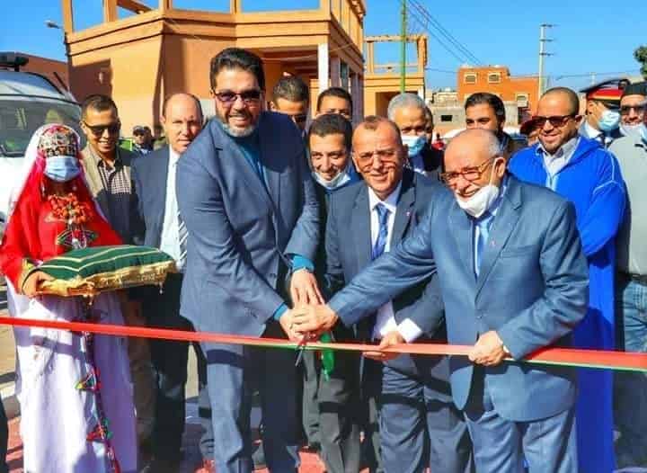 عامل عمالة إنزكان أيت ملول إسماعيل أبو الحقوق يعطي الانطلاقة الفعلية لعدد من المشاريع التنموية والتربوية والصحية بجماعة التمسية
