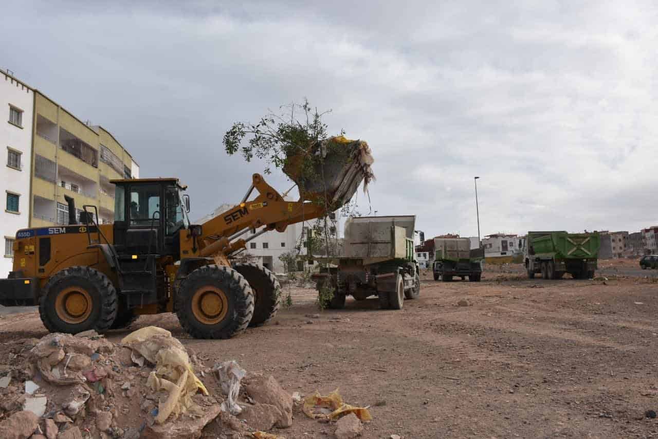 ” حملة نظافة على مستوى حي تدارت أنزا العليا “