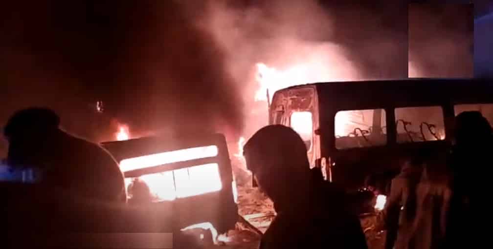 حريق مهول يلتهِم أحد أسواق القباب بإقليم خنيفرة