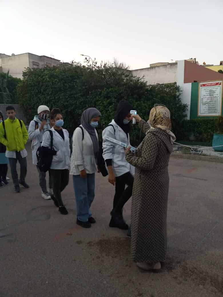 إعدادية المجاهد العياشي بالجديدة: نموذج فريد في احترام الإجراءات الصحية والوقائية