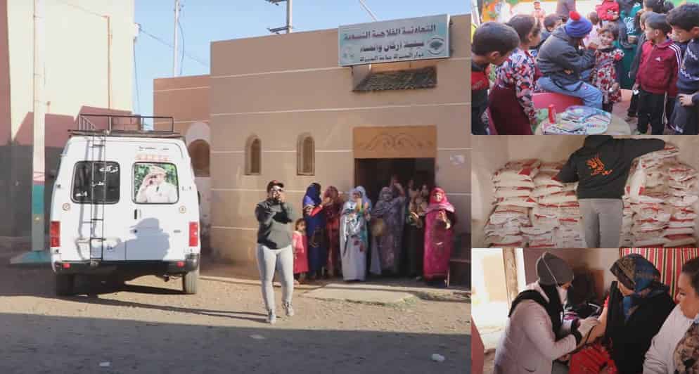 تارودانت: نادي “معا للخير” و جمعية “امود الخير” ينظمان قافلة طبية تضامنية بدواوير نائية بجماعة لمنيزلة