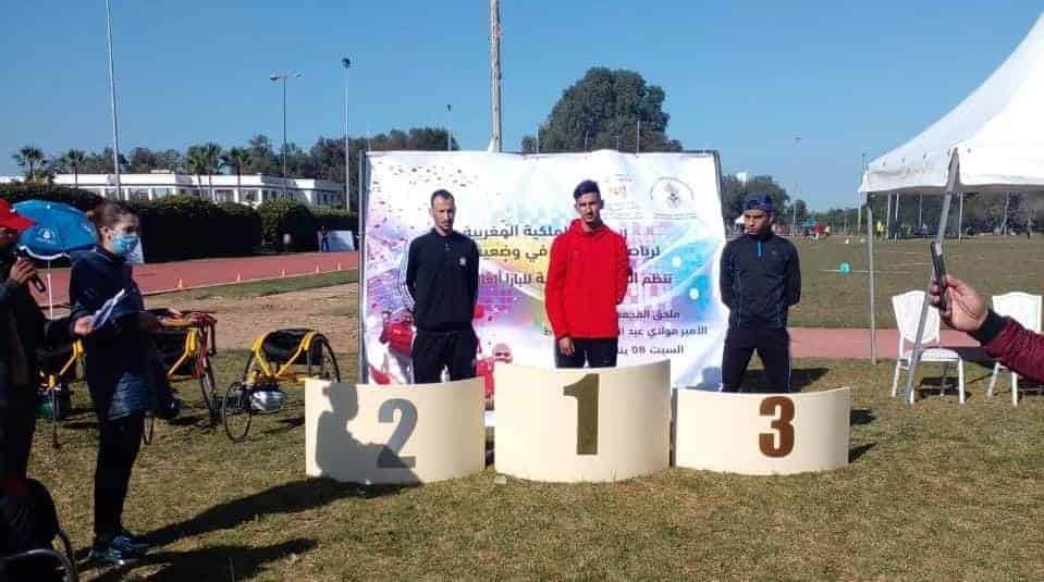 تارودانت : البطل الهواري عبد الصادق اسلالت يفوز بالميدالية الفضية في سباق 100 متر بالدار البيضاء  .