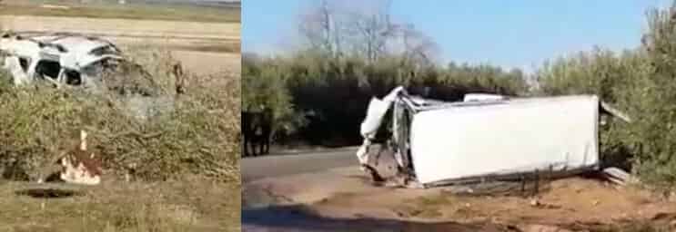 مقتل شخص واصابة 25 اخرين في حادتة سير خطيرة بالمدار القروي بعين أغبال أيت نعمان الحاجب