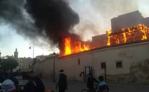 حريق فاس: فتح تحقيق لمعرفة الاسباب وتحديد المسؤوليات
