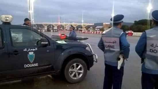 عاجل:مطاردة جمارك اكادير لسيارة محملة بالمخدرات ينتهي بتوقيفها بمنطقة بلفاع
