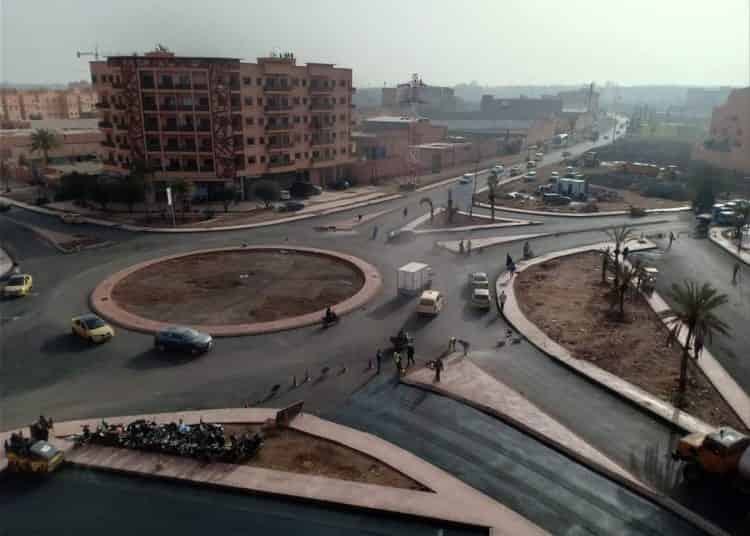 الأشغال بمراكش تحارب الزمن “مدارة في 75 يوم من أصل 6 أشهر”