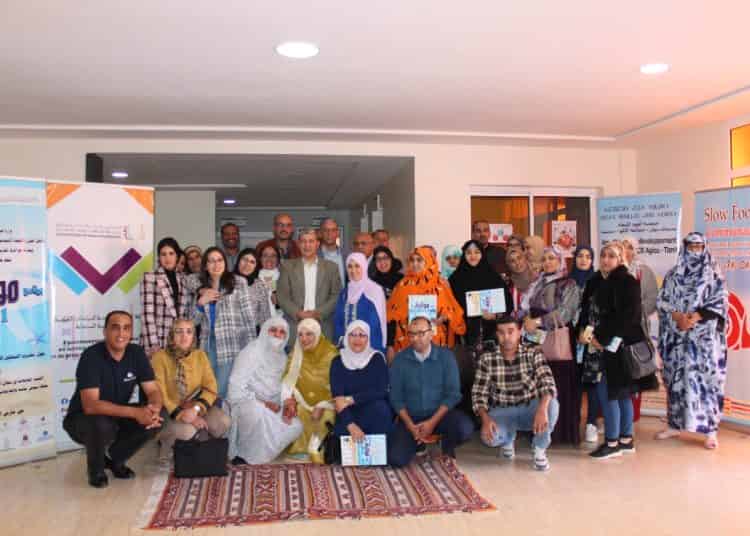 تزنيت:جمعية أمود للنماء سيدي بنوار أگلو تنظم دورة تكوينية لفائدة تعاونيات المنتوجات البحرية النسوية فب اطار برنامج مؤازرة 2021