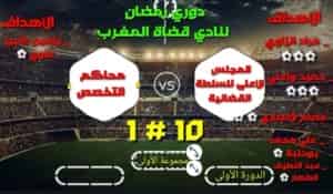 نادي قضاة المغرب ينظم الدوري الرمضاني في كرة القدم￼