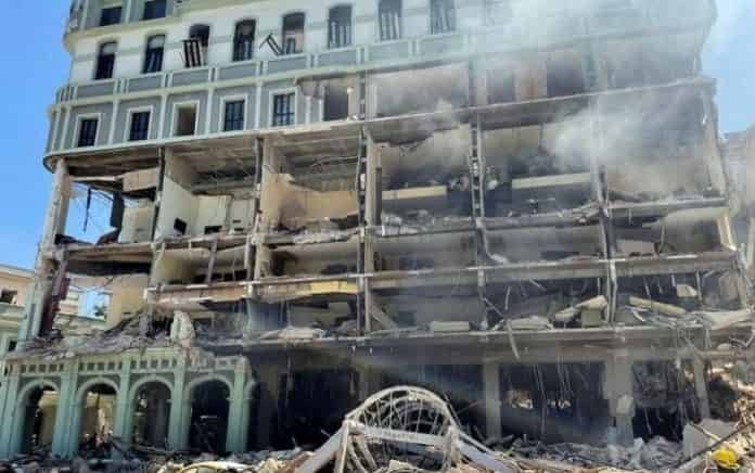 حصيلة جديدة ..مصرع 18 شخصا في انفجار أكبر فندق وسط العاصمة الكوبية