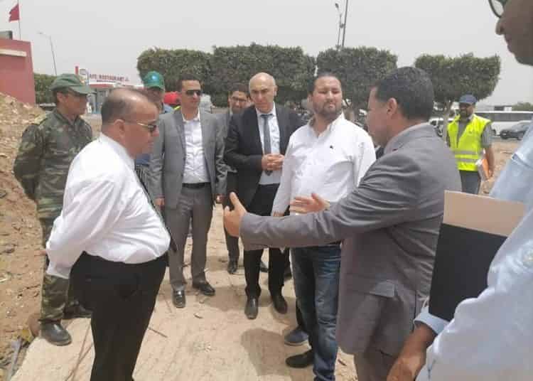 عامل عمالة إنزكان أيت ملول يعقد اجتماعا لدراسة مشروع تحويل مياه الصرف الصحي إلى محطة المعالجة المزار ..￼
