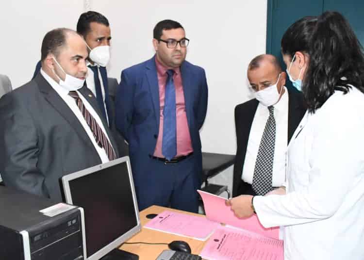أعضاء اللجنة الاقليمية لمراقبة المؤسسات السجنية برئاسة العامل أبو الحقوق في زيارة   للسجنين المحليين 1 و 2 بأيت ملول “صور”