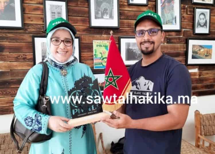 تكريم الإعلامية المتميزة فاطمة بوريسا في اختتام فعاليات عيد الدراجة الهوائية بيكالا Pikala بتارودانت