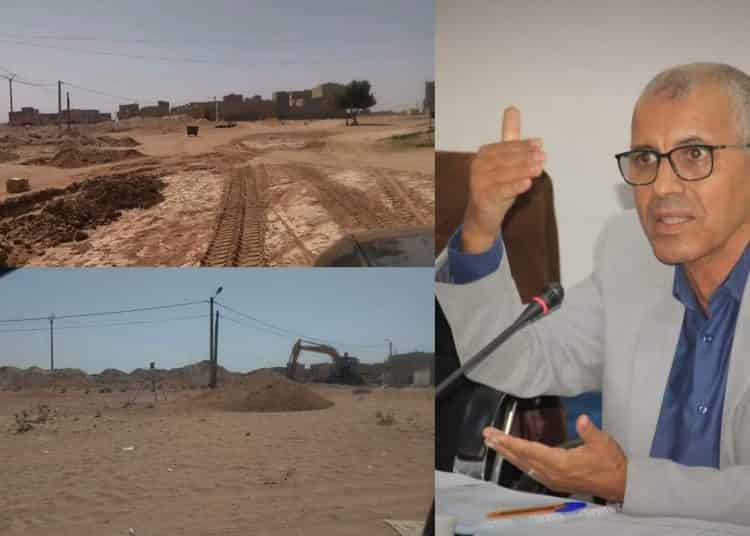بيوكرى .. المجلس الجماعي يستكمل مشروع ربط عدد من الأحياء بشبكة التطهير السائل (الواد الحار) ￼