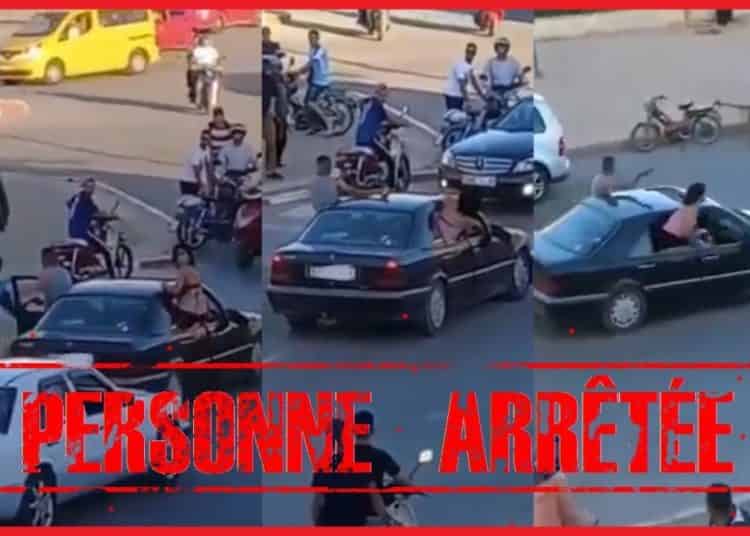 توقيف شخص  رشق شرطيا بقنينات زجاجية بالشارع العام