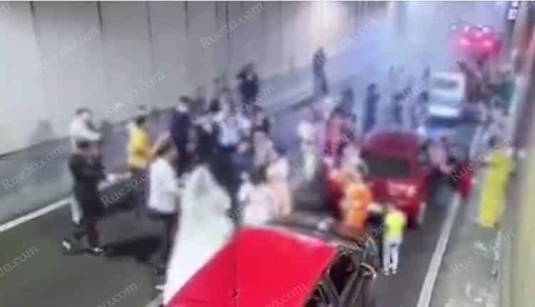 فيديو زفاف داخل نفق بالدارالبيضاء يقود إلى اعتقال شخص وسحب رخصتي سياقة