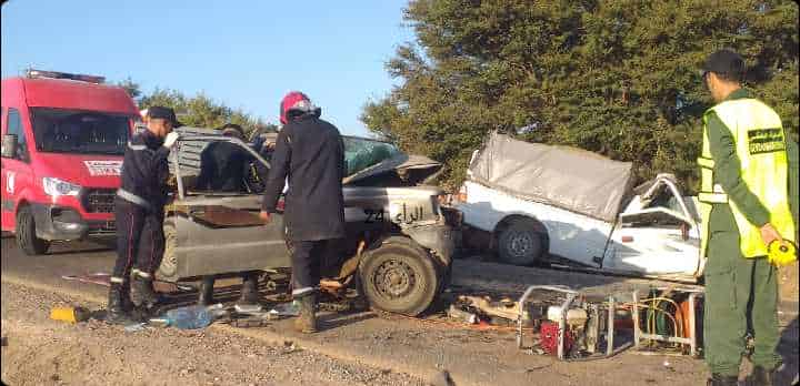 عاجل… قتيل و 17 جريح في حادثة سير ضحاياها عمال زراعيون بأقليم أشتوكة أيـت بـاهـا