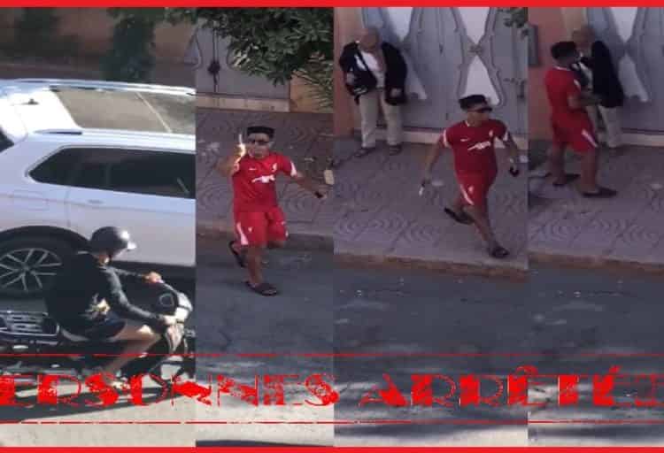 أمن مراكش يتفاعل بسرعة مع فيديو منشور على مواقع التواصل الاجتماعي و يوقف شخصين عرضا سيدة للسرقة بالشارع العام