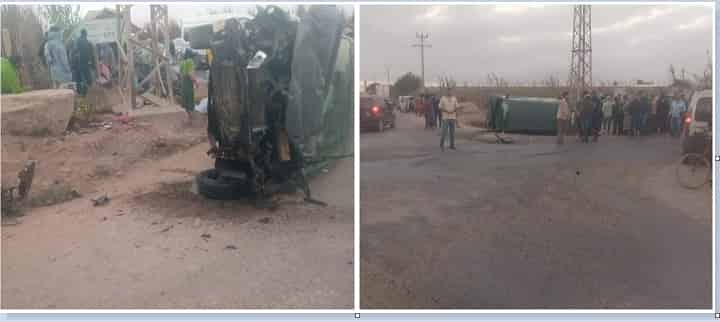 اشتوكة: مصرع عاملين زراعيين  و14 من المعطوبين والجرحى في حادتة سير بايت عميرة