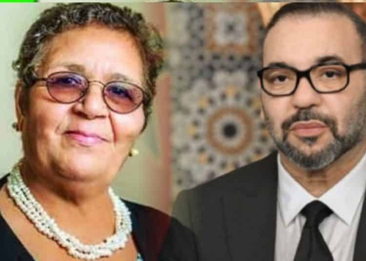 جلالة الملك يعزّي في وفاة عائشة الشنا￼