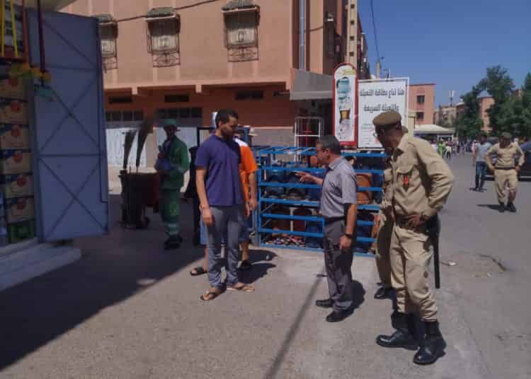 مراكش:سلطات معطى الله تشن حملة صارمة لتحرير الملك العمومي