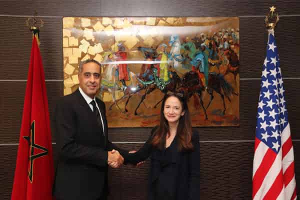 المدير العام للأمن الوطني يستقبل مديرة أجهزة الاستخبارات الوطنية بالولايات المتحدة الأمريكية