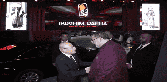 المستثمر المغربي العيادي بنبيكة يستقبل السفير التركي أحمد أيدن دوغان&nbsp; خلال حفل افتتاح مطعم ” ابراهيم باشا ” بمراكش
