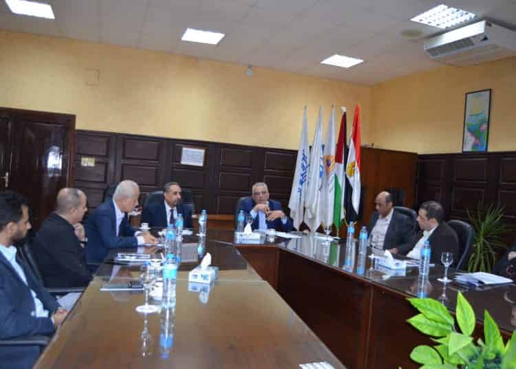 وزير المياه الفلسطيني في ضيافة المركز الإقليمى للتدريب