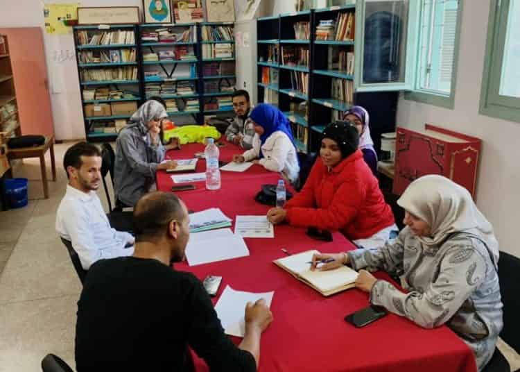 الجمعية المغربية للتربية والطفولة تطلق برنامج تهيئة فضاءات البنية التحتية داخل الثانوية التأهيلية عبد الله الشفشاوني