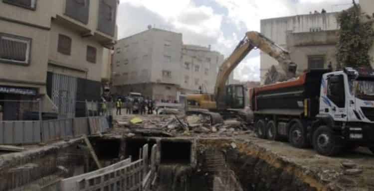 لحماية طنجة من الفيضانات..تقدم الأشغال في مشروع تهيئة وادي الوردة