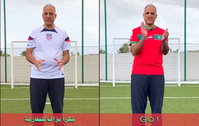 “سير سير سير”..هكذا شجع السفير الأمريكي في المغرب اسود الأطلس￼