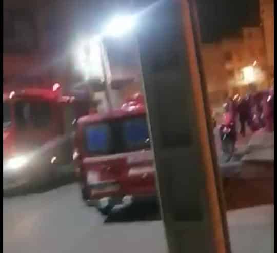 عاجل: اندلاع حريق مهول في مستودع للمواد الغدائية بحي تراست بانزكان 