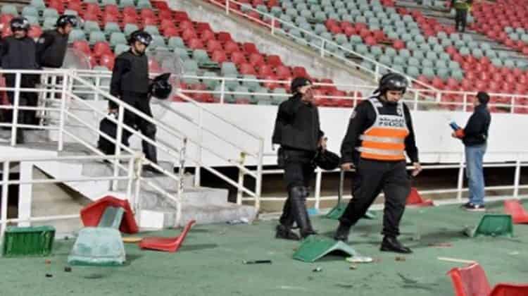 شغب مباراة الجيش والوداد.. توقيف 37 شخصا وإحالتهم على القضاء