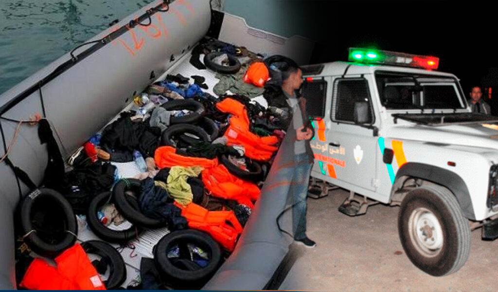 أمن اكادير يجهض عملية للهجرة غير المشروعة و يوقف 15 شخصا